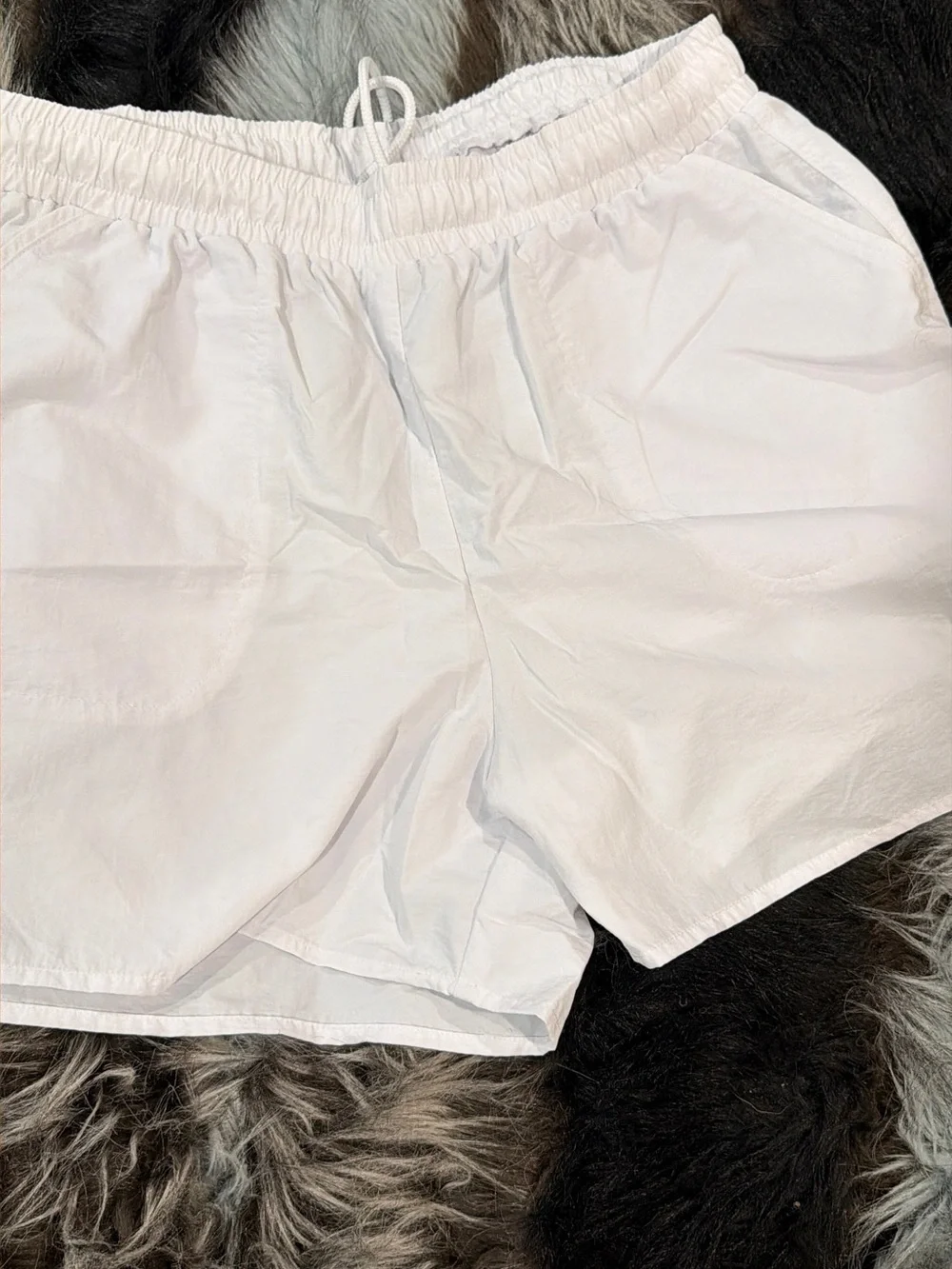 Alo White Athletic Shorts